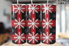 Christmas Snowflake Tumbler Wrap - High Quality 300 Dpi Product Image 1