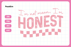 Y2K Sassy Girl Baby Tee Quote - Bratcore | I&#039;m Not Mean Product Image 3