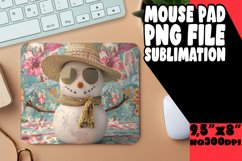 Sunny Snowman Sparkle: Christmas Sublimation PNG Product Image 1