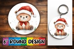 Sophisticated Round Design Car Coaster , Holiday Animals Product Image 1