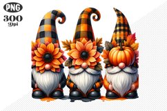 Halloween Gnomes Sublimation - Clipart PNG Design Product Image 1