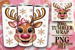 Joyful Memories 20oz tumbler wrap, Cute Christmas Product Image 1