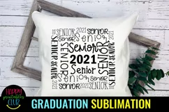 Senior 2021 Sublimation- Graduation Sublimation PNG Product Image 2
