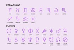 Astrology Symbols | Line Icon Pack Product Image 4