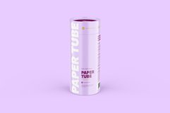 Closed Paper Tube Mockup 103x240mm Product Image 9