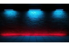 vibrant brick wall neon light Product Image 1