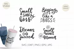Woman business mama svg. Shop small svg, Entrepreneur shirt Product Image 1