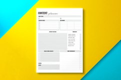 Social Media Content Planner Gray Product Image 1