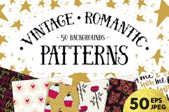 50 Valentine&#039;s Day Seamless Patterns Product Image 1