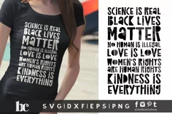 Science Is Real SVG |Love Is Love SVG | Black Lives Matter Product Image 3