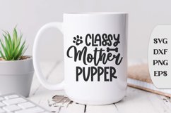 Classy Mother Pupper, Coffee Quote Svg, Employee Svg Product Image 1