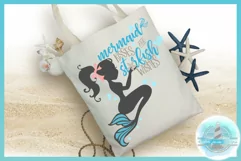 Mermaid Kisses And Starfish Wishes Quote SVG Product Image 3