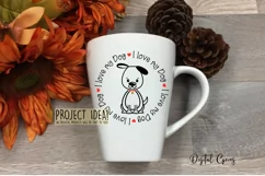 I love my Dog SVG / EPS / DXF / PNG Files Product Image 4