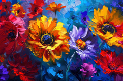 Common Sunflower Painting Background Wallpaper Product Image 1