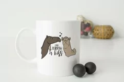 Funny Camels SVG | Can I Borrow a Kiss SVG | Love SVG Product Image 2