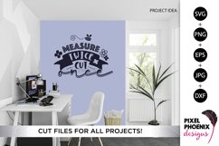 Measure Twice, Craft SVG, Craft Room SVG, Crafters Product Image 3