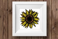 Sunflower PNG Sunflower clipart Sunflower shirt Sublimation Product Image 3