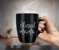 Blessed Mama SVG | Mothers Day SVG Cut File | Momlife SVG Product Image 5