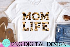 Cheetah Pint Mom Life Sublimation PNG Shirt Design Product Image 1