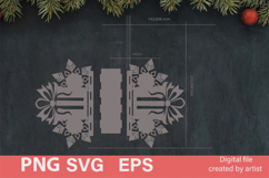 Christmas decoration svg, Christmas napkin holder svg, home Product Image 2