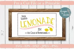 Fresh Squeezed Lemonade SVG, DXF, PNG Product Image 2