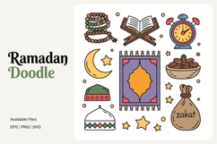 Ramadan Doodle Illustration Product Image 1