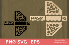 stand svg, stand for napkins svg, home decor svg, laser cutt Product Image 2