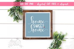 Home Sweet Home - SVG DXF PNG Cut files &amp; Clipart Product Image 2