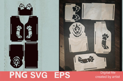 Digital file, dog food bag organizer, carved organizer EPS Product Image 2