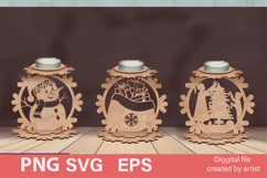 christmas svg, christmas candlesticks, christmas decor, home Product Image 1