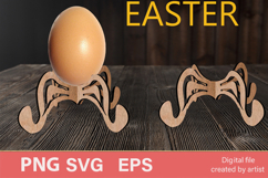 Egg stand svg, Easter egg stand, Easter stand, home decor Product Image 1