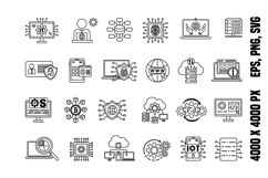 Information Technology Icon Set Product Image 1