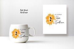 In a world full of roses be a sunflower svg, Sunflowers svg Product Image 3