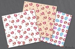 Doughnuts. Seamless pattern. Watercolor Product Image 2