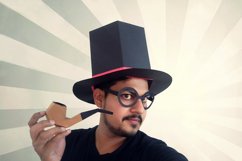 DIY Hat with Cigar - 3d papercraft Product Image 1