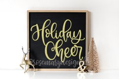 Holiday Cheer - Hand Lettered SVG Product Image 1