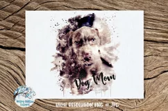 Watercolor Dog Mom | PNG and JPG | Sublimation Product Image 1