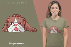 French Bulldog Fries Vector Illustration For T-Shirt Design Product Image 2