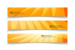 Modern web banner background. abstract vector template Product Image 1