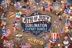 4th of July Sublimation Patriotic Bundle Product Image 1