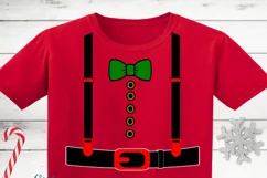 Elf body Costume Svg, Christmas Elf costume, Elf Outfit Svg Product Image 2