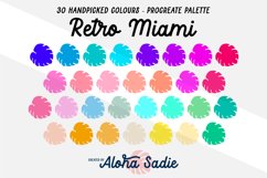 Retro Miami Procreate Colour Palette Swatch Product Image 1