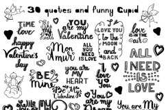 Valentine's Day | Lettering & Cupid Product Image 6