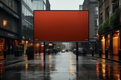 Roadside Billboard Sign Mockup Outdoor Signage Template Product Image 2