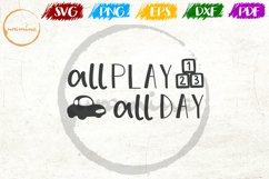 All Play All Day Kids Playroom Quote Art Product Image 1