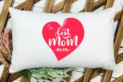 4 Sublimation t shirt design. Best mom ever. Mom quotes. PNG Product Image 5