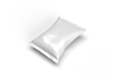 Snack Pouch Packaging 3D Mockup Template Photoshop Product Image 2