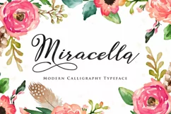 Modern Calligraphy Typeface Handmade Style