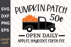 Pumpkin Patch Open Daily SVG Product Image 1