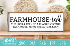 Farmhouse SVG | Funny Farmhouse-ish SVG | Sign SVG Product Image 3
